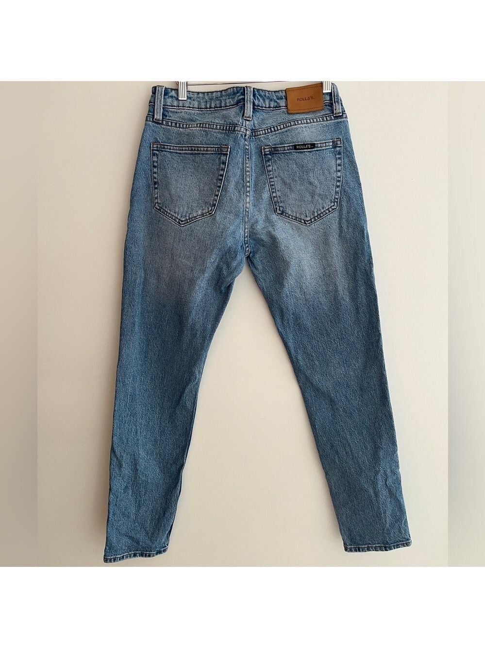 ROLLA'S Men's Denim Jeans Tim Slims BBQ Blue Colour Slim Fit Zip Fly  29W 32L